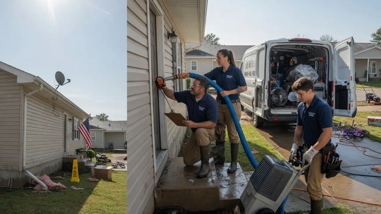 Ceiling Water Damage Restoration in Harvey, IA near me